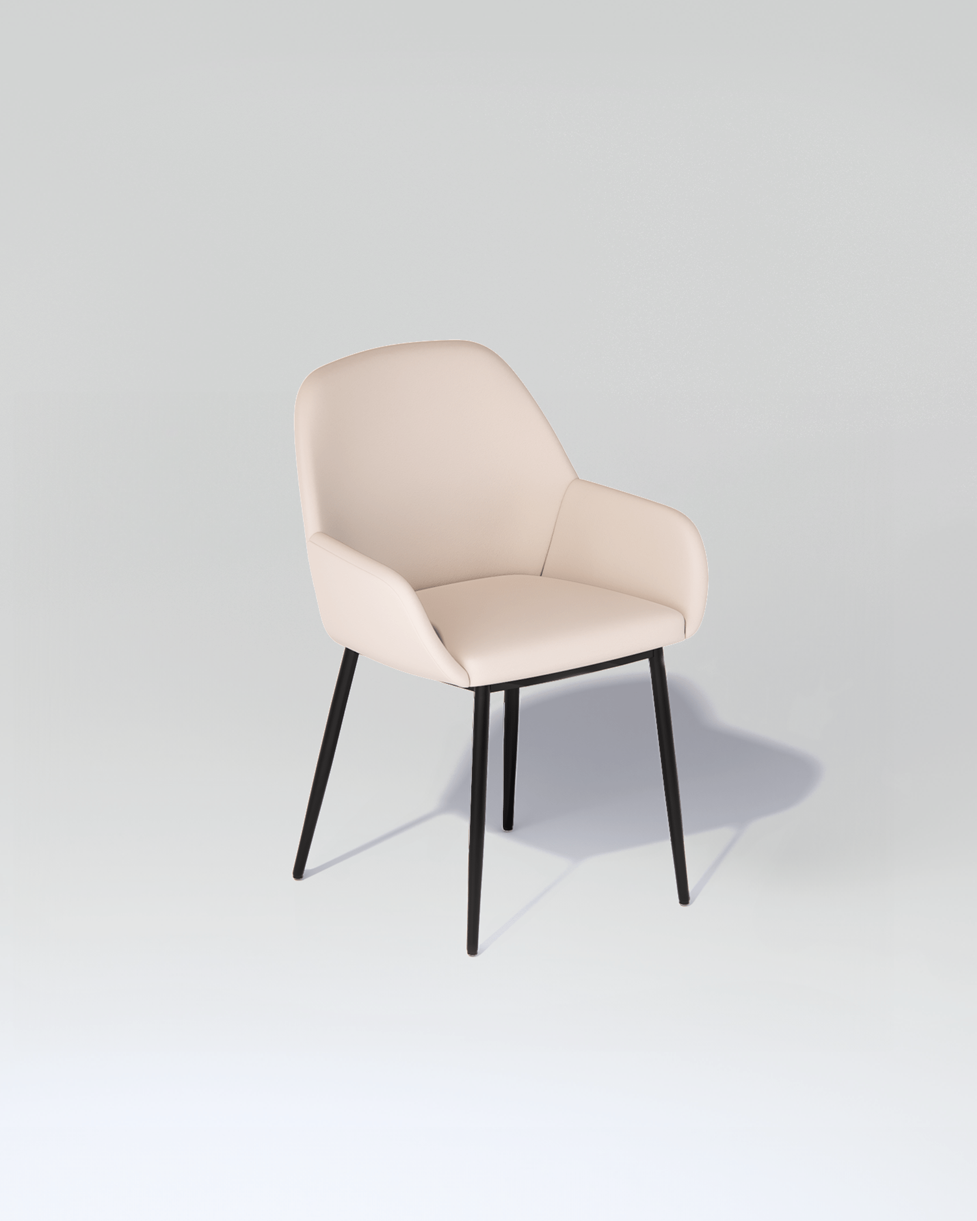 Compact upholstered lounge armchair for hospitality | Uma Furniture