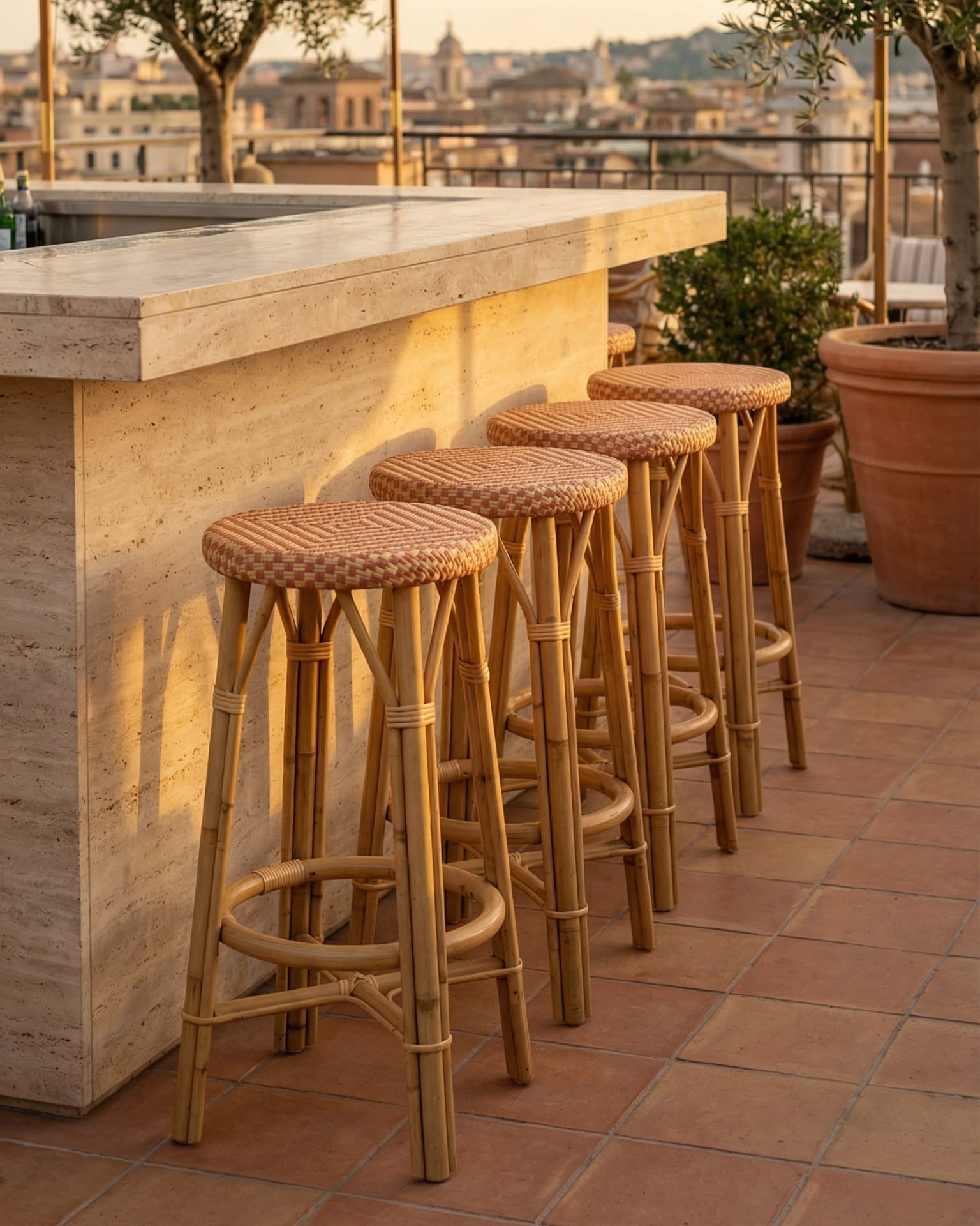 Parisian Bistro Style Counter Stool | Uma Furniture