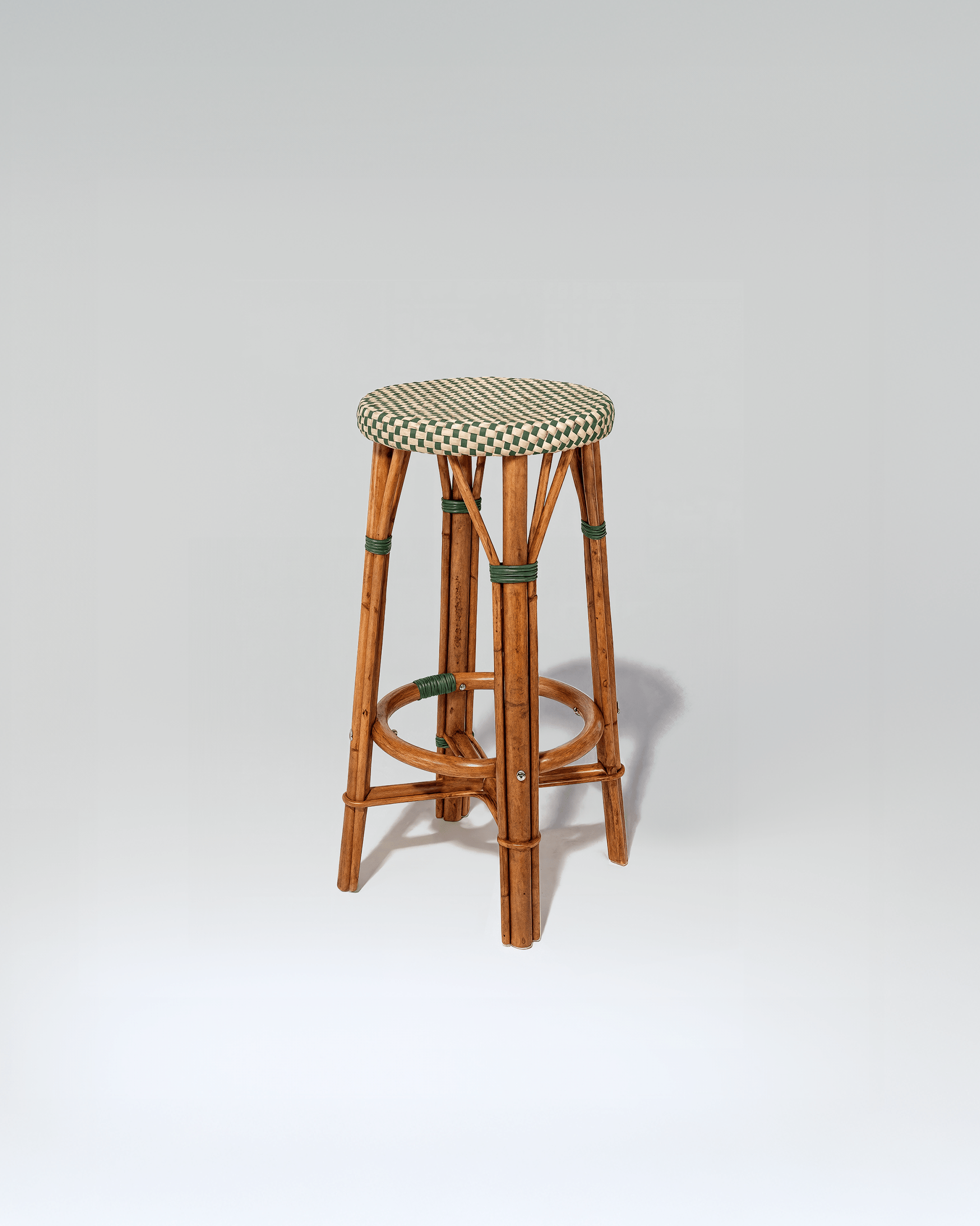 Rattan & Aluminum Bar Stool for Cafés & Hospitality | Uma Furniture