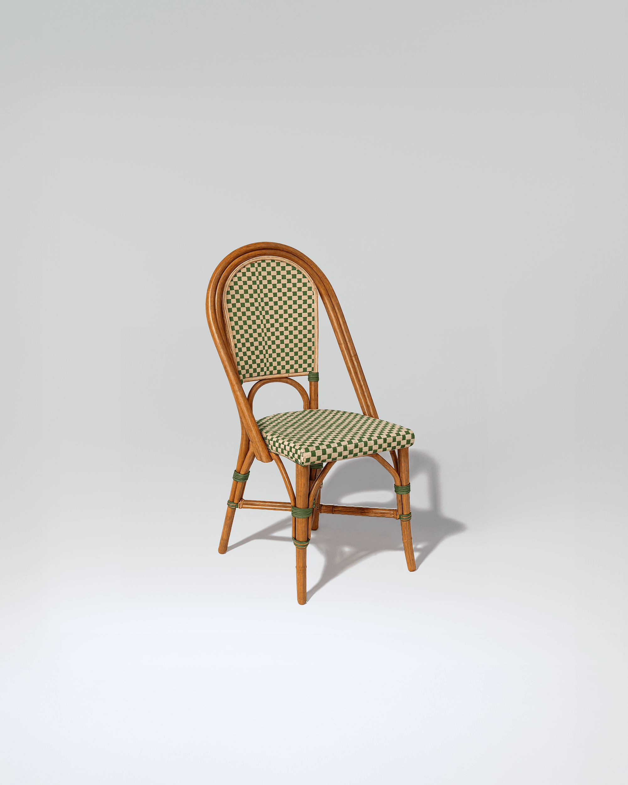 Rattan & Aluminum Bistro Dining Chair | Uma Furniture