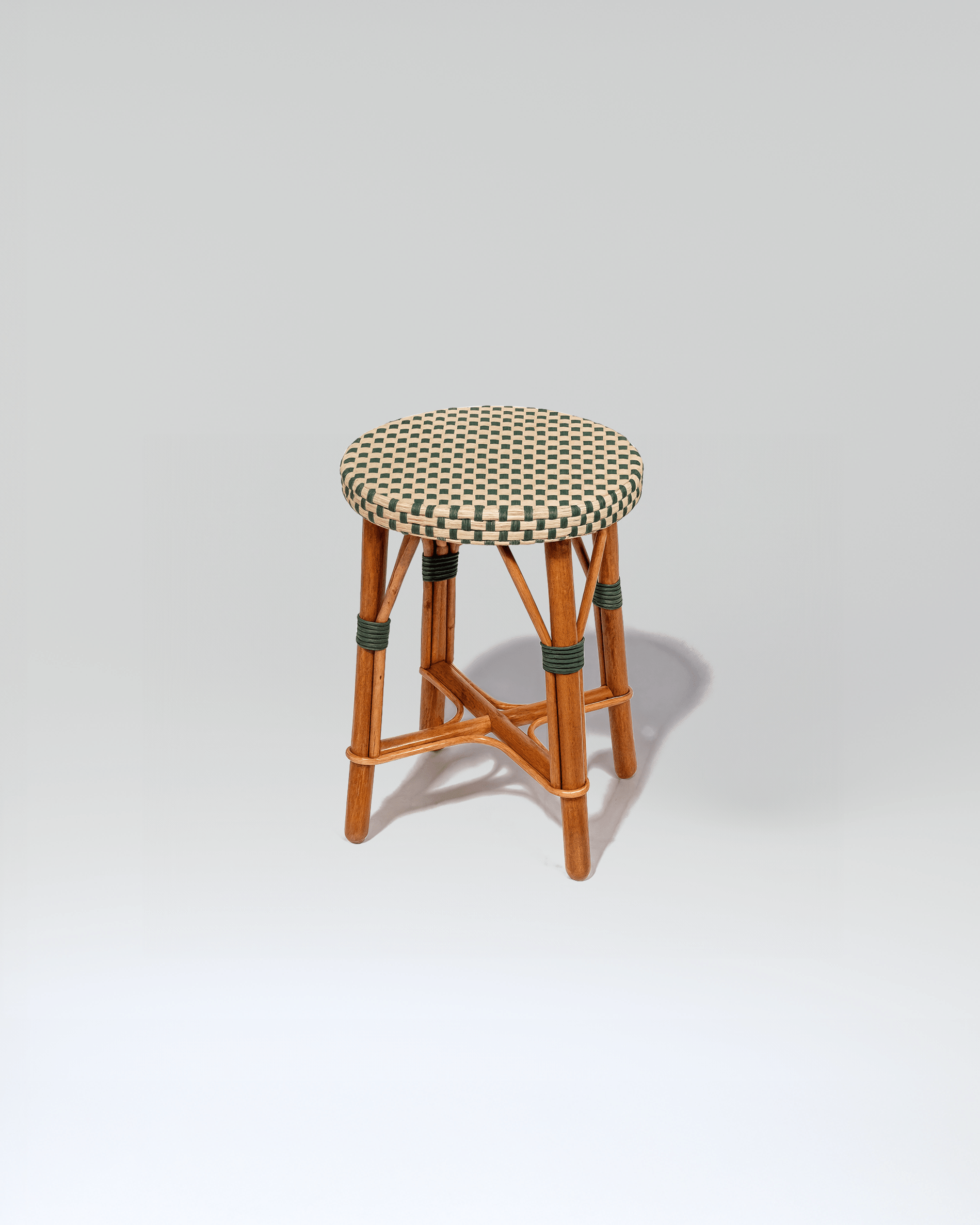 Rattan & Aluminum Stool for Cafés & Restaurants | Uma Furniture