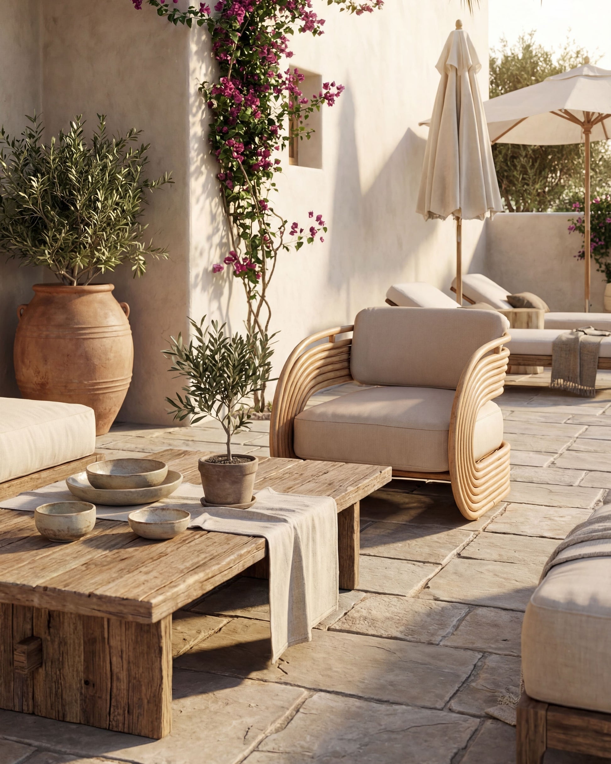 Rattan Lounge Armchair | Uma Furniture