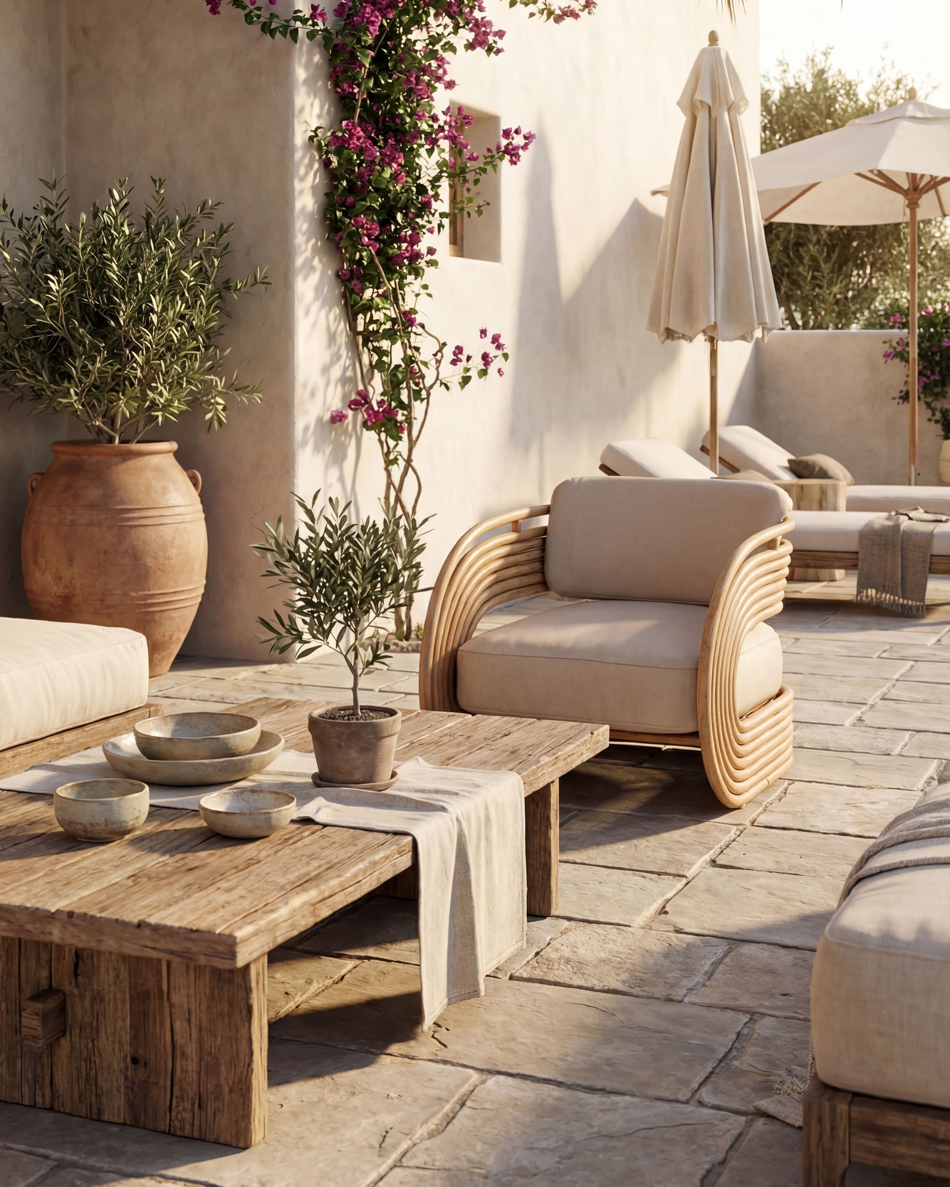 Rattan Lounge Armchair | Uma Furniture