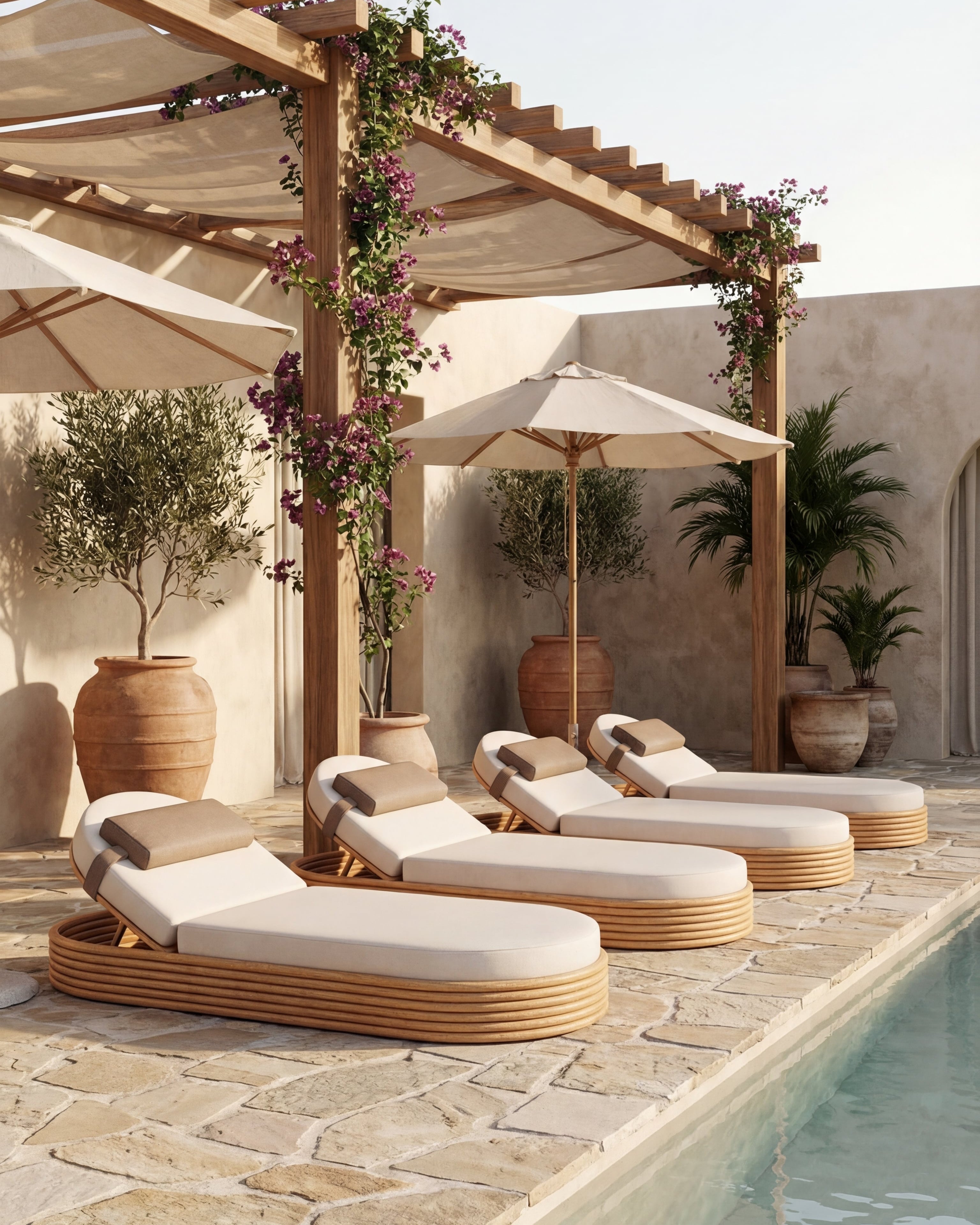 Rattan Sun Lounger | Uma Furniture