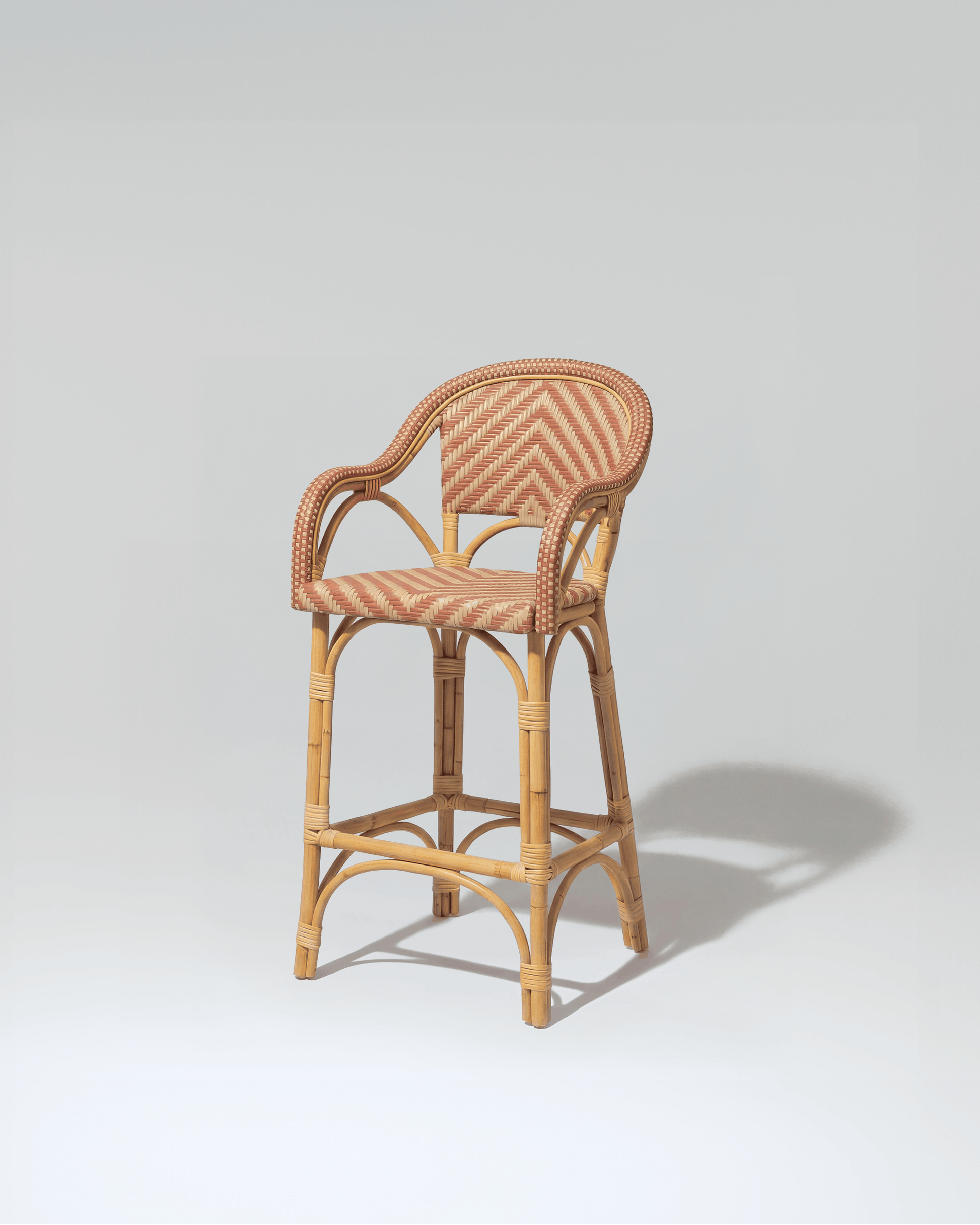 Woven Rattan Bar High Chair | Uma Furniture