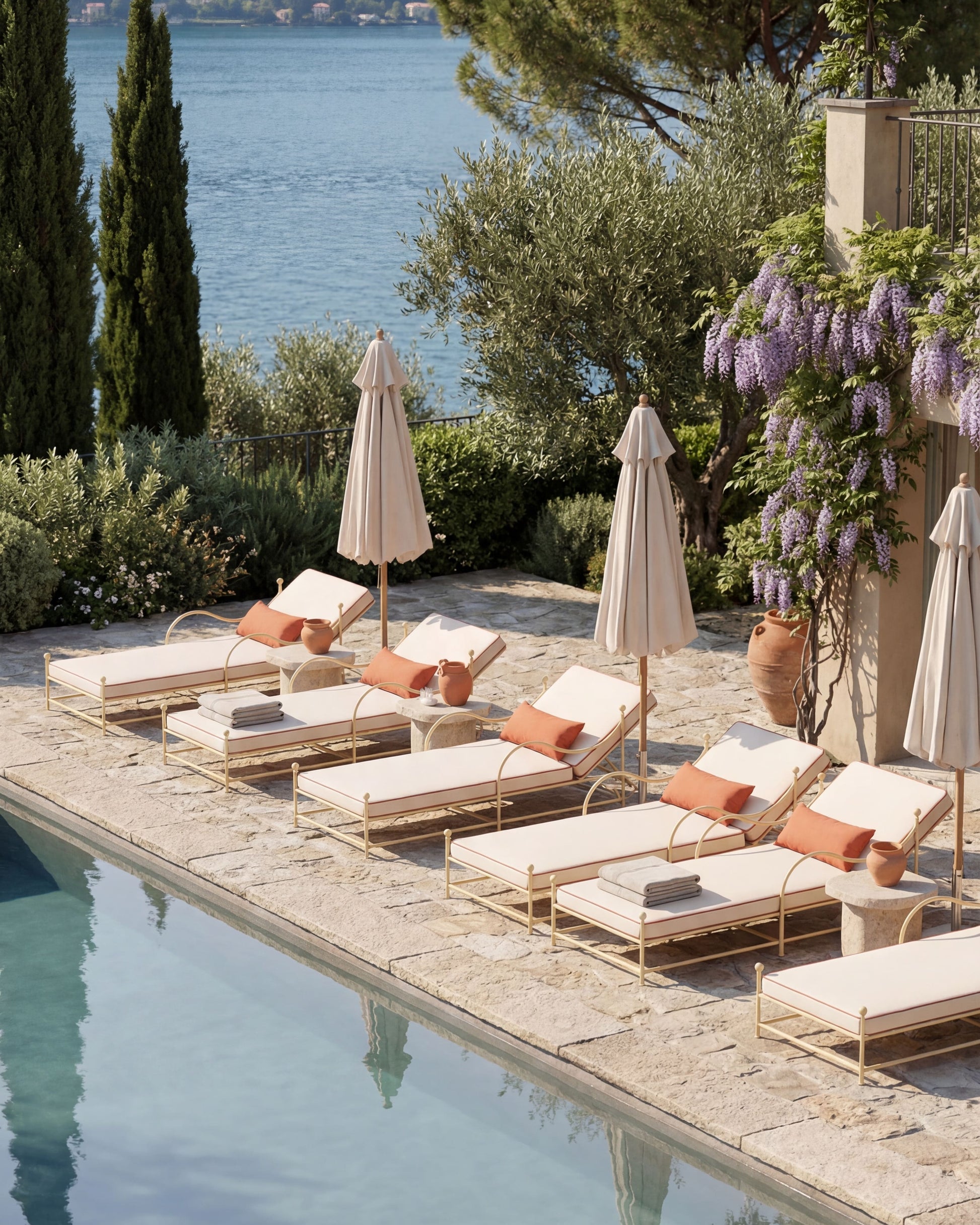 Wrought Iron Sun Lounger | Uma Furniture